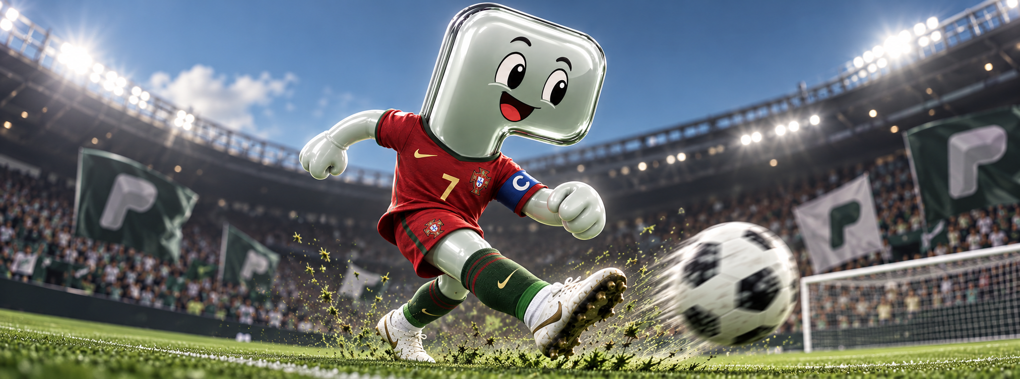 Ponaldo on the pitch